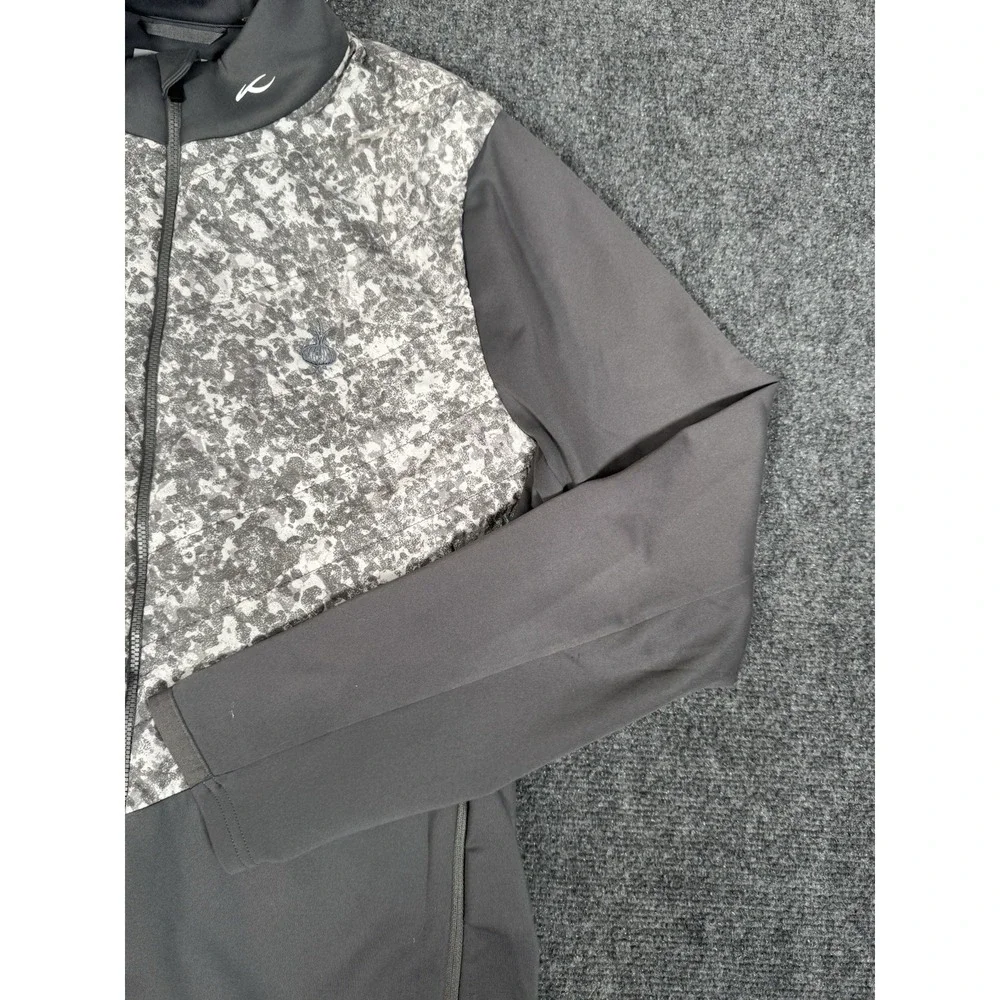 KJUS Jacket Mens Size 52 L Gray Release Full Zip Lightweight Puffy Pullover‎